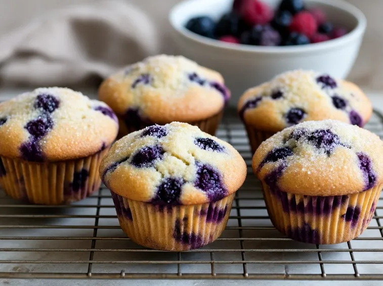 Muffin ai mirtilli per celiaci